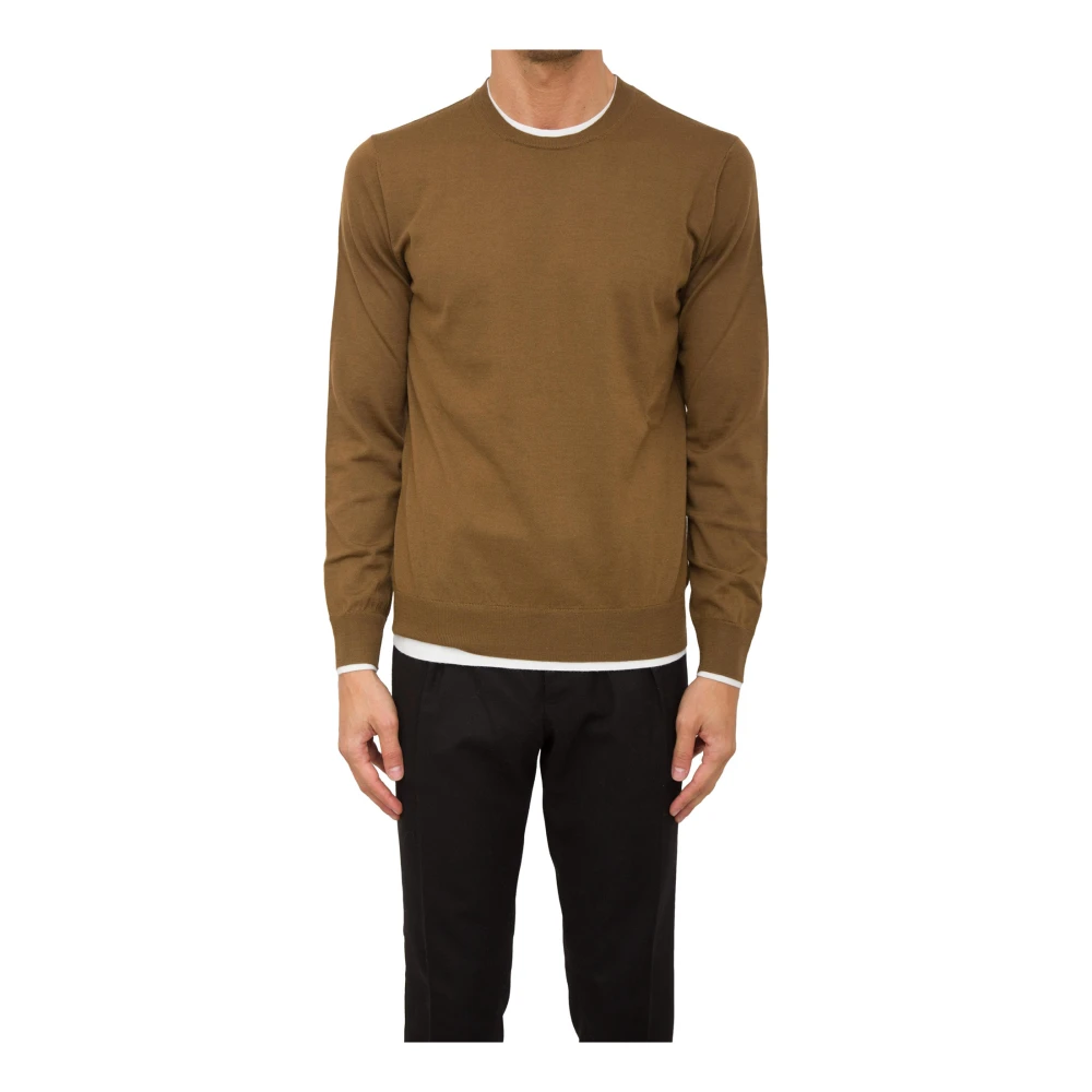 Brun Crewneck Genser