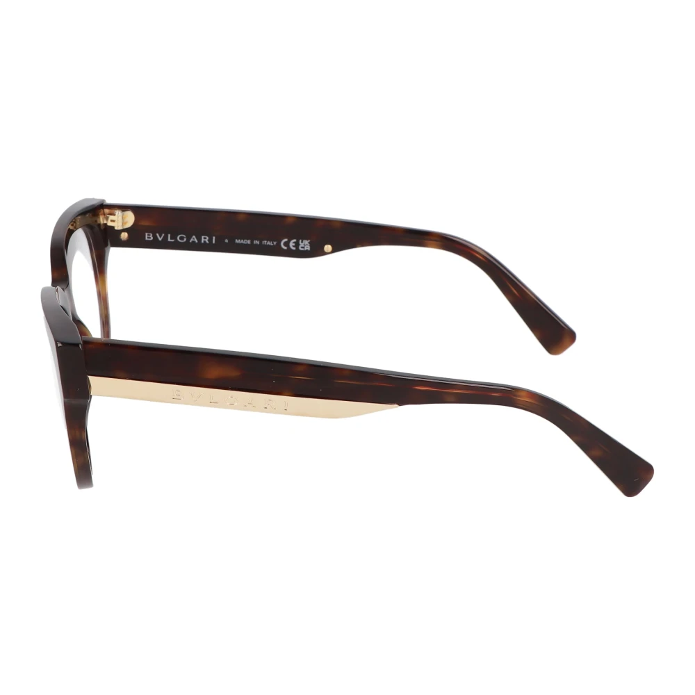 Bvlgari Kattenoog Acetaat Bril Brown Unisex