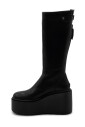bottes-compensees-stripy-en-noir