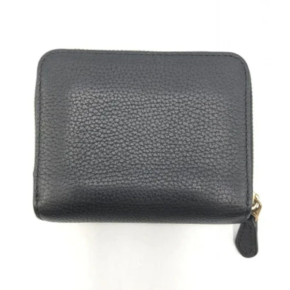 Coach Pre-owned Leather wallets Black Dames