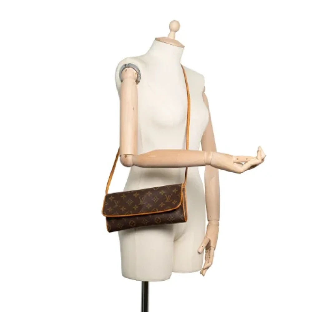 Louis Vuitton Vintage Pre-owned Suede louis-vuitton-bags Brown Dames