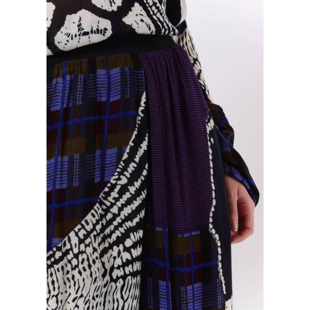 Mes Demoiselles Wijde Broek Dames Donkerblauw Blue Dames