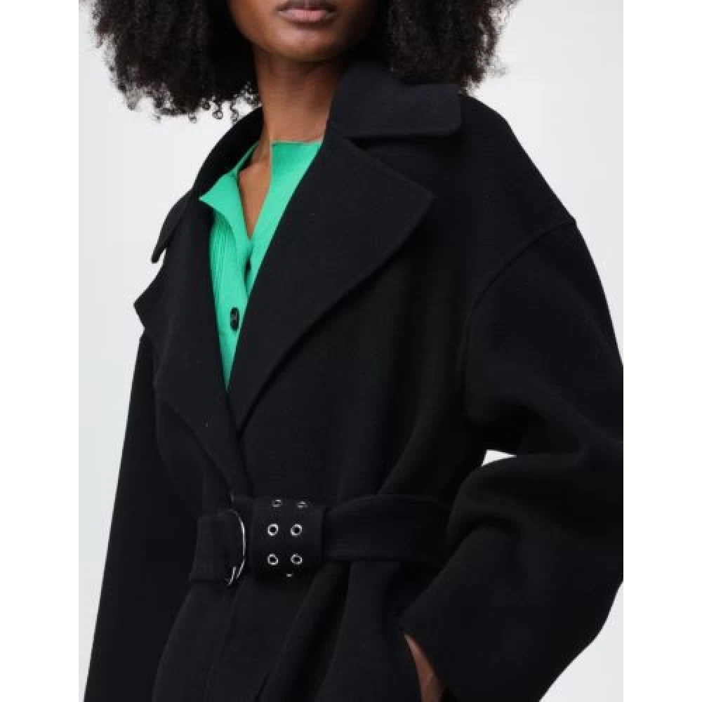 Philosophy di Lorenzo Serafini Zwarte Jas Lorenzo Stijl Black Dames