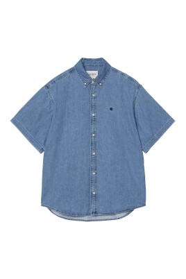 blue-denim-short-sleeve-shirt