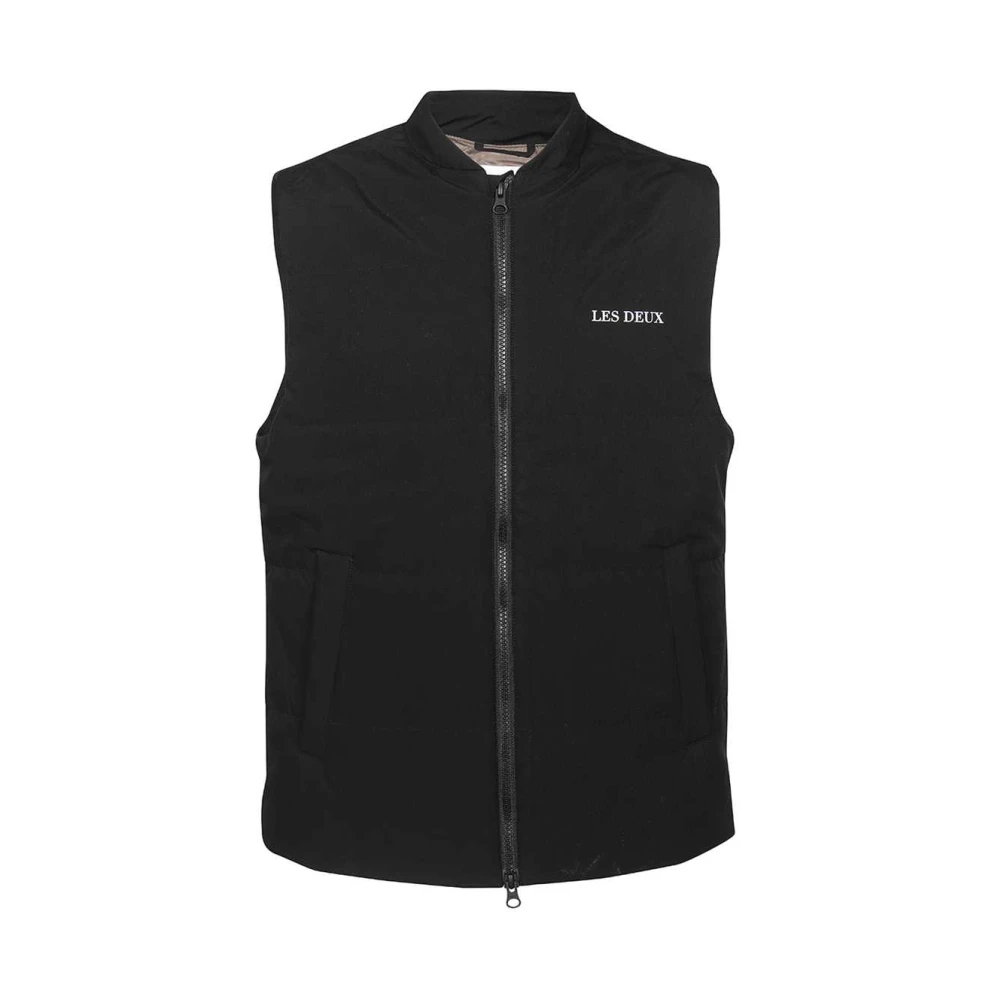 Les Deux Field Vest met volledige rits Black Heren