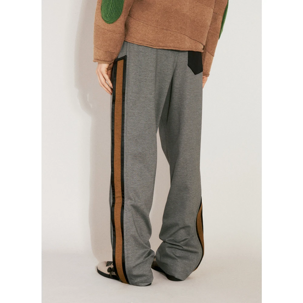 Kiko Kostadinov Contrast Side Patched Broek Gray Heren