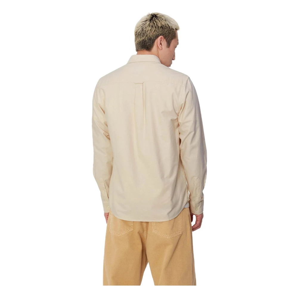 Carhartt WIP L S C-Logo Shirt Beige Heren