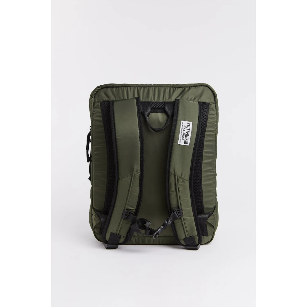 Stutterheim Militaire Stijl Rugzak Green Unisex