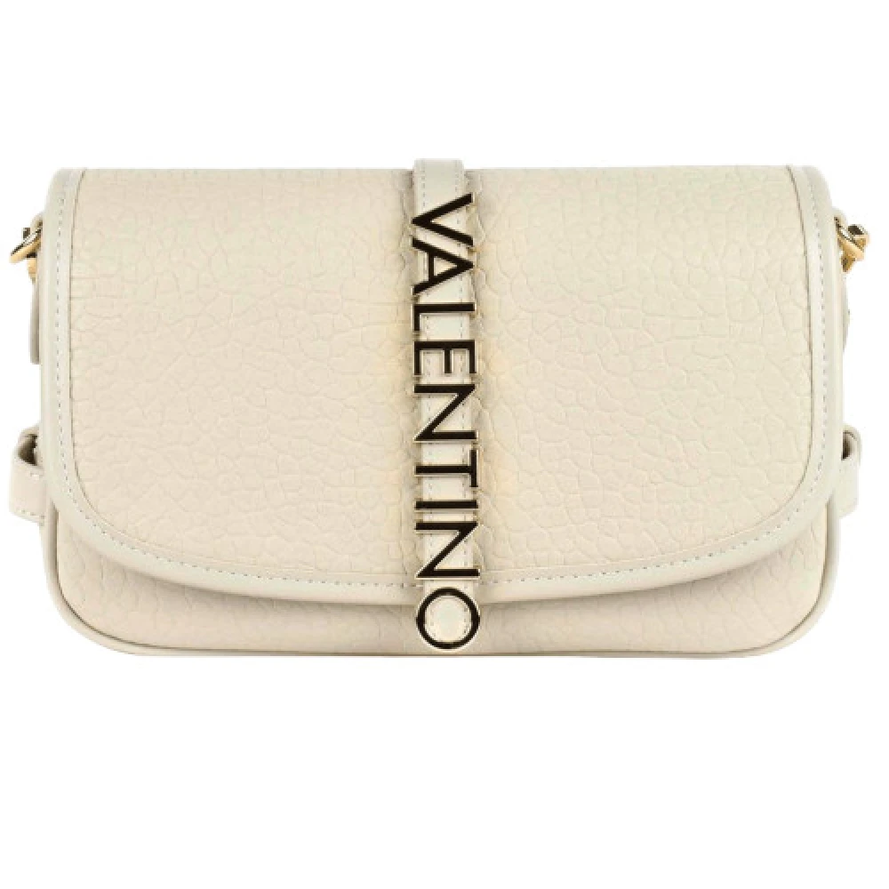 Valentino by Mario Valentino Beige Damhandväska Klaff Magnetisk Stängning Beige, Dam