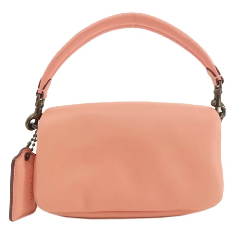 Coach Pre-owned Leather handbags Pink Dames
