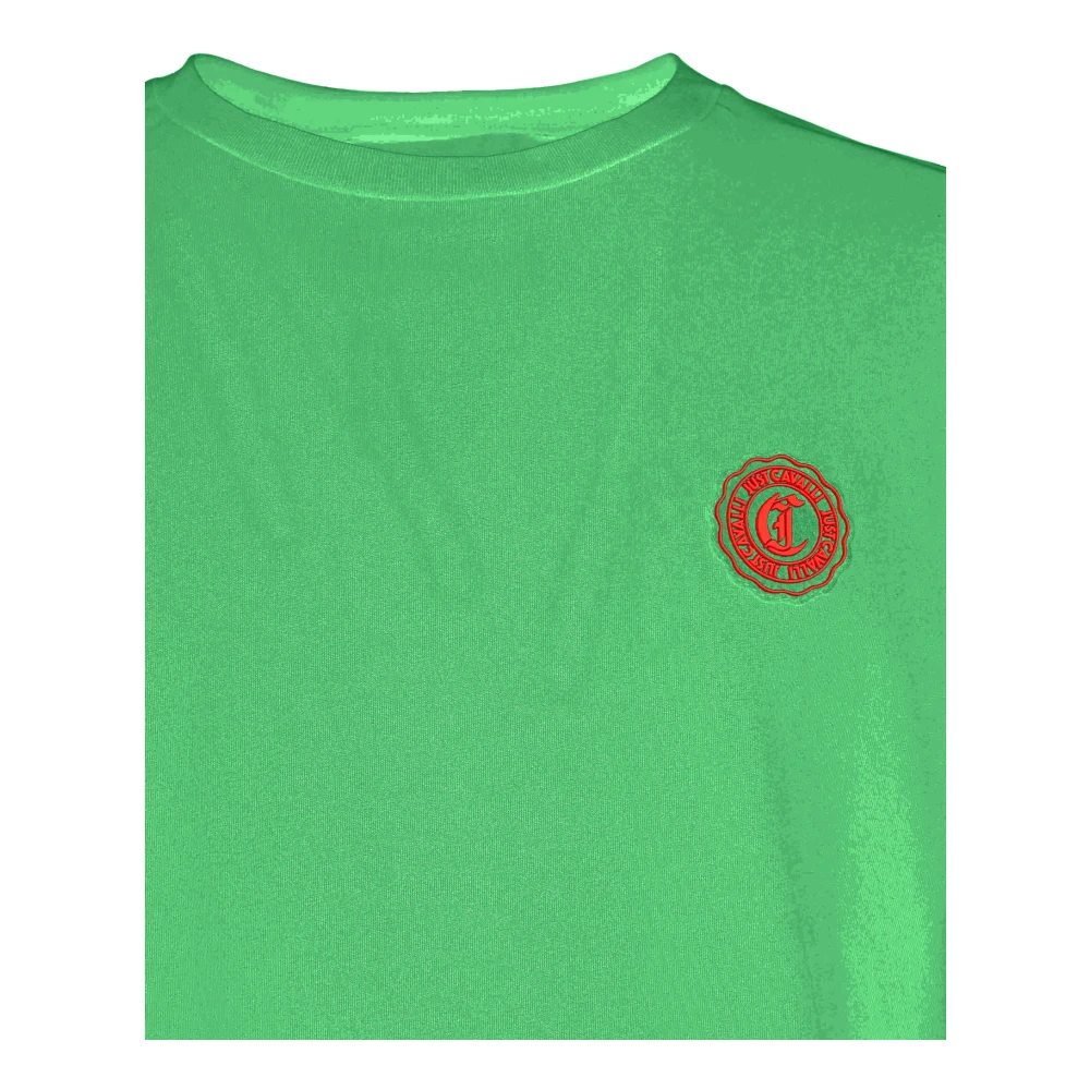 Just Cavalli T-shirts en Polos Green Heren