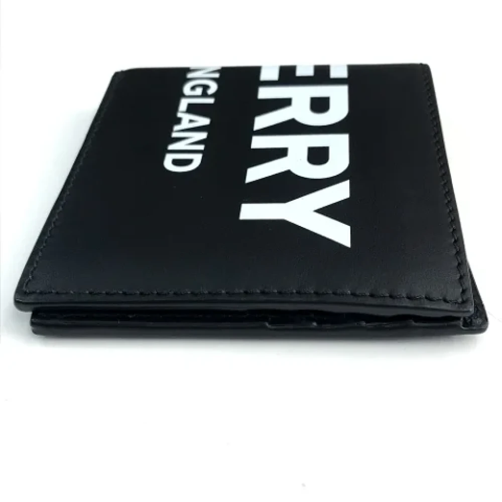 Burberry Vintage Pre-owned Leather wallets Black Heren