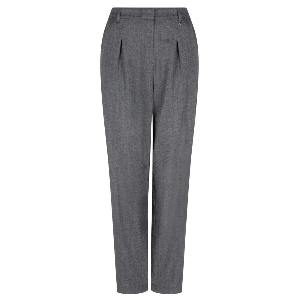 Dante 6 Klassieke broek met visgraatpatroon Gray Dames