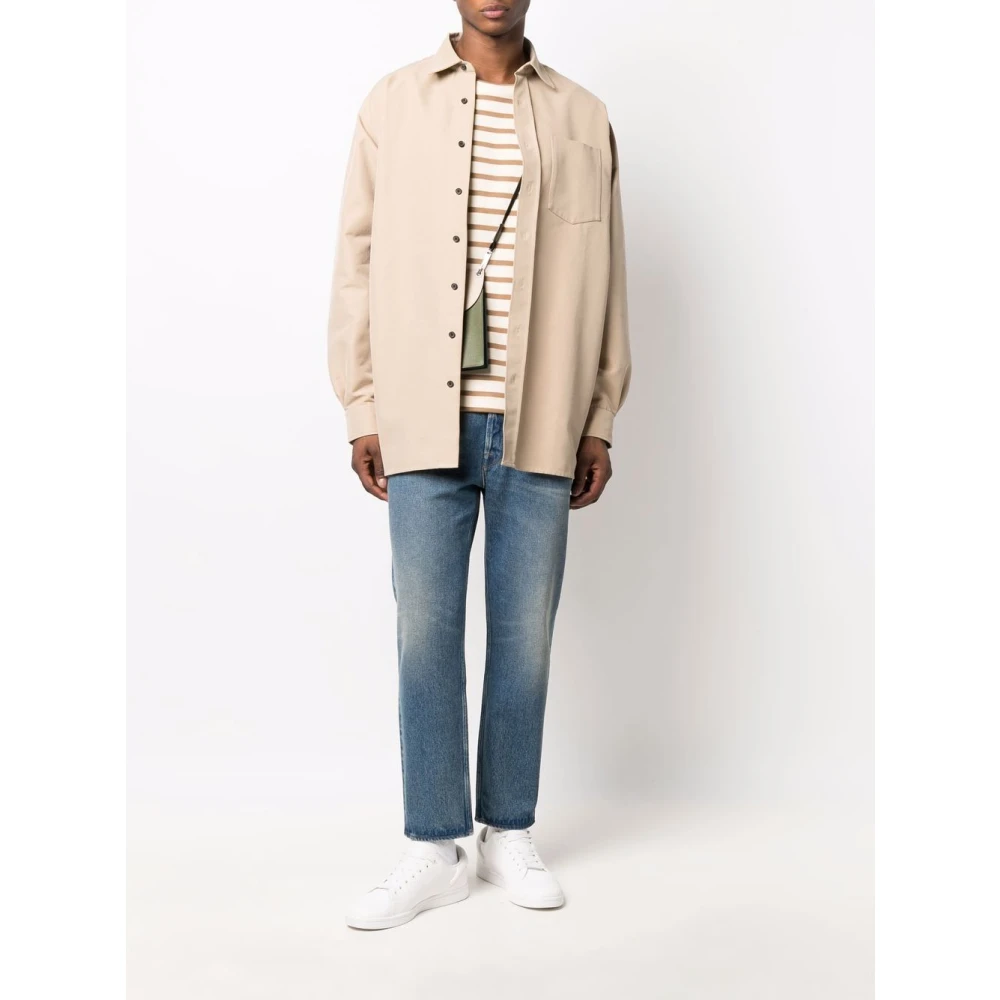 Golden Goose Slim Fit Medium Stone Jeans Blue Heren