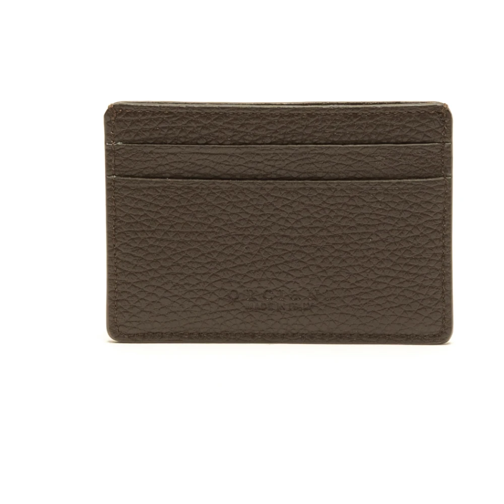 Orciani Ebony Portemonnees Kaarthouder Brown Heren