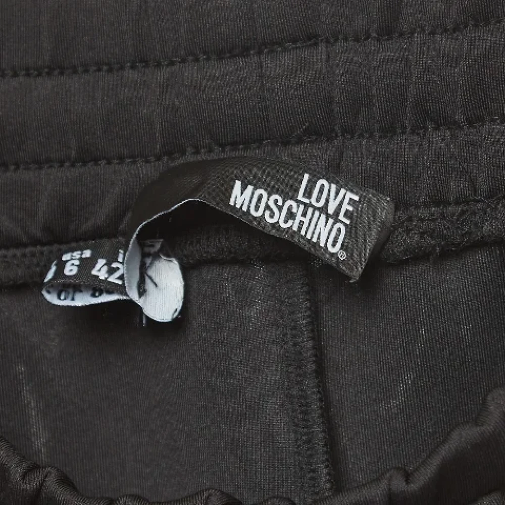 Moschino Pre-Owned Pre-owned Knit bottoms Black Dames
