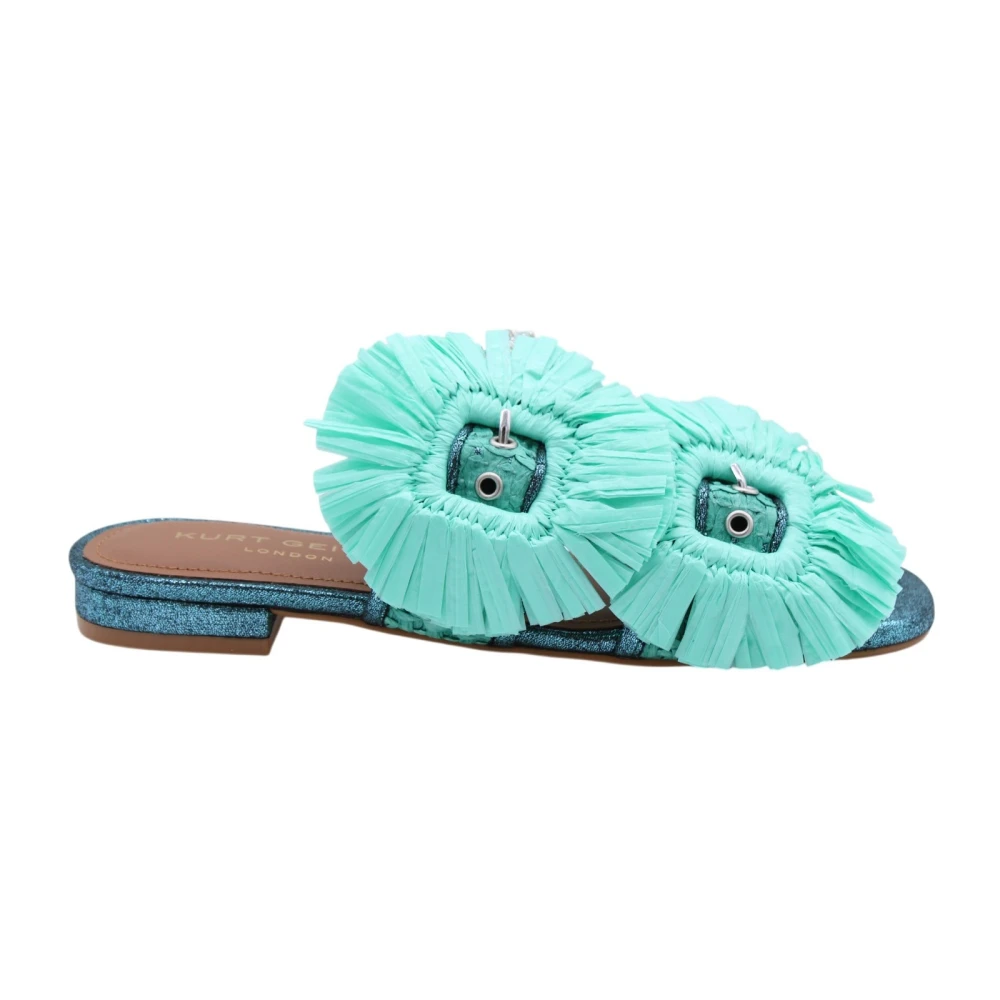 Kurt Geiger Women's Green Jolijn - Sliders - 4 Uk - Shoes
