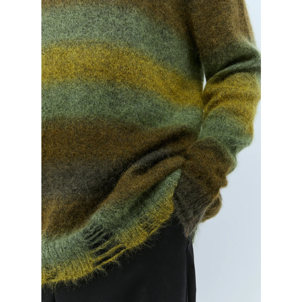 Song for the Mute Gedistresseerde Mohair Trui Multicolor Heren