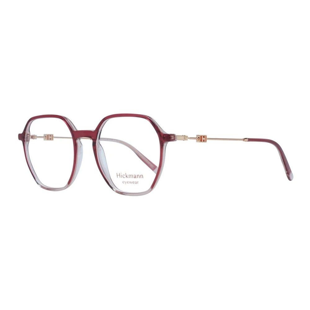 Ana Hickmann Rode Vierkante Acetaat Optische Frames voor Vrouwen Red Dames
