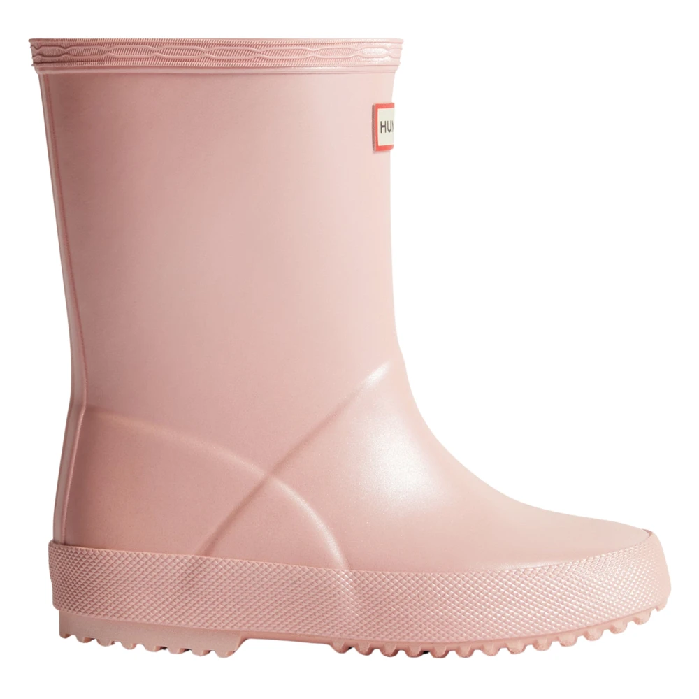 Hunter Unisex Kids Pink Kids Wellies, 32 Eu, First Nebula Wellington Boots