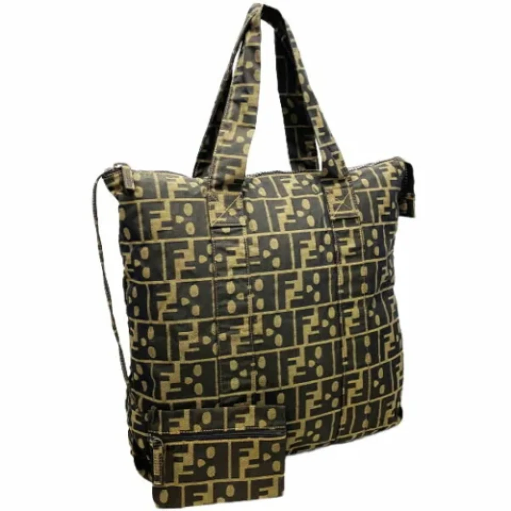 Fendi Vintage Pre-owned Fabric fendi-bags Brown Dames