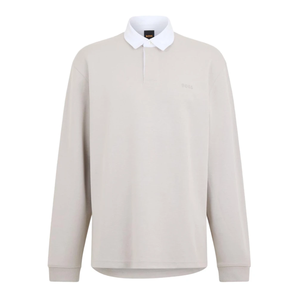 Hugo Gray Polo Shirts, Male, S, Pe_exis 10277163 50554315