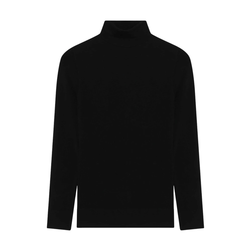 Totême , Turtlenecks, Female, Black, M/L, Compact Jersey Turtleneck