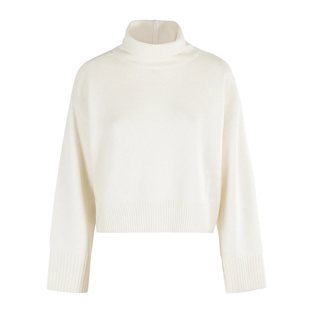 Loulou Studio Stijlvolle Kraag Trui White Dames