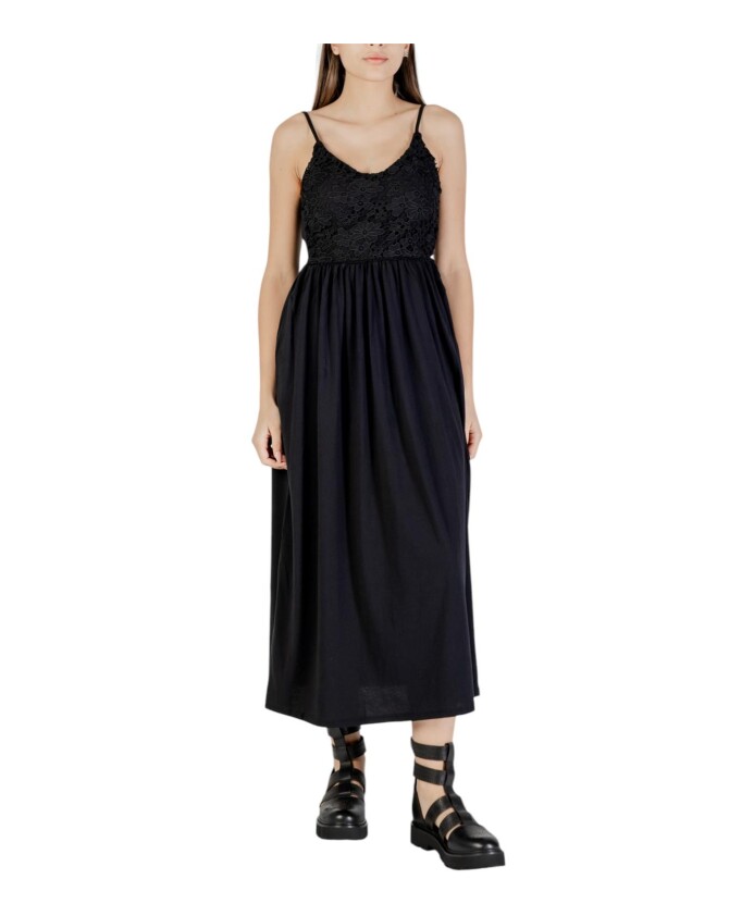 robe-longue-en-coton-noir