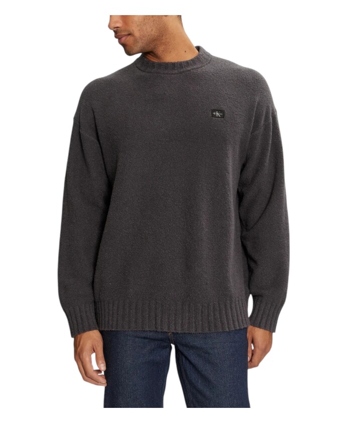 pull-gris-a-col-rond