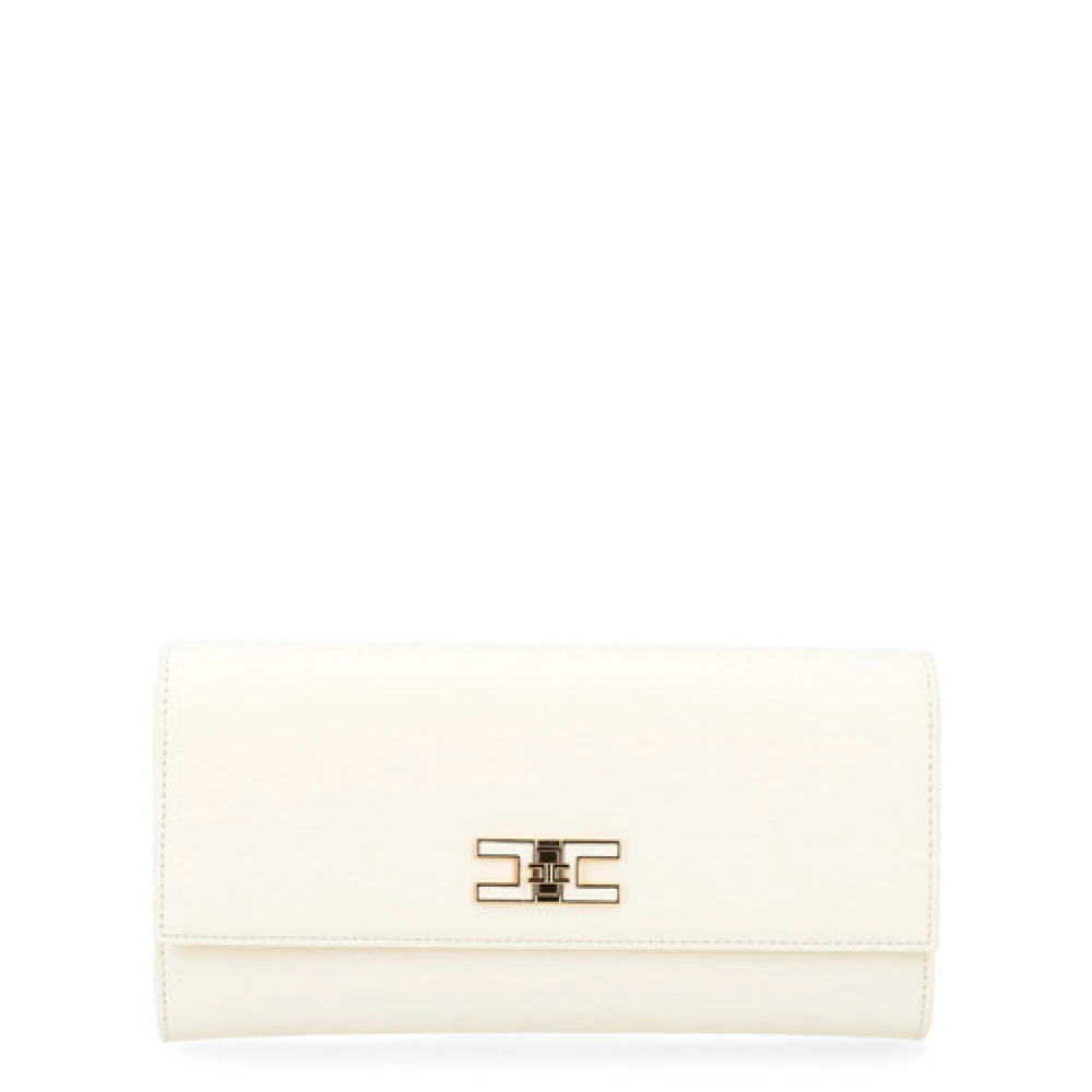 Elisabetta Franchi Stijlvolle Schoudertas in Beige Dames