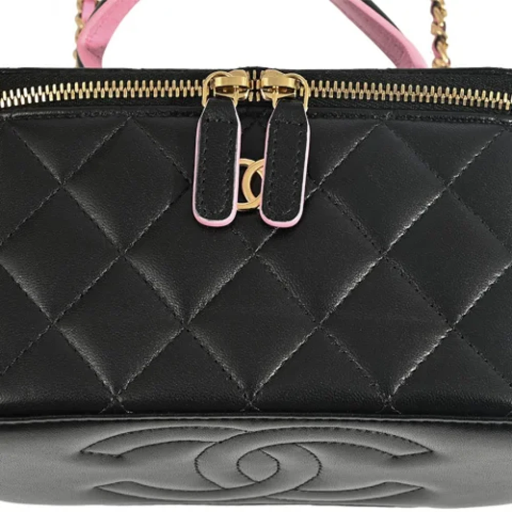 Chanel Vintage Pre-owned Leather chanel-bags Black Dames