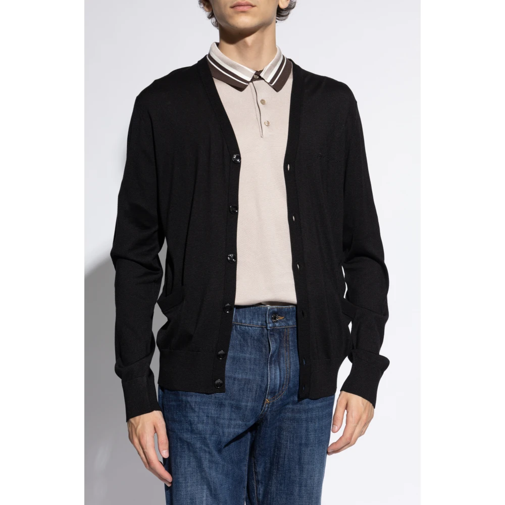 Dolce & Gabbana Geknoopte vest Black Heren