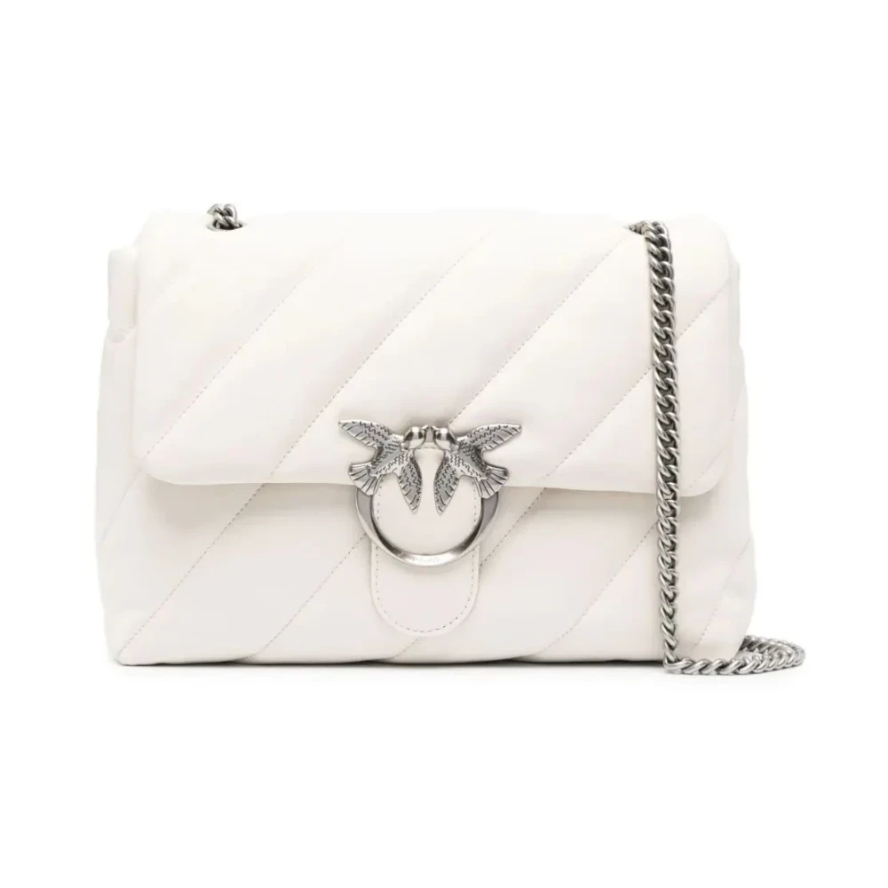 Pinko Love Big Puff Schoudertas White Dames
