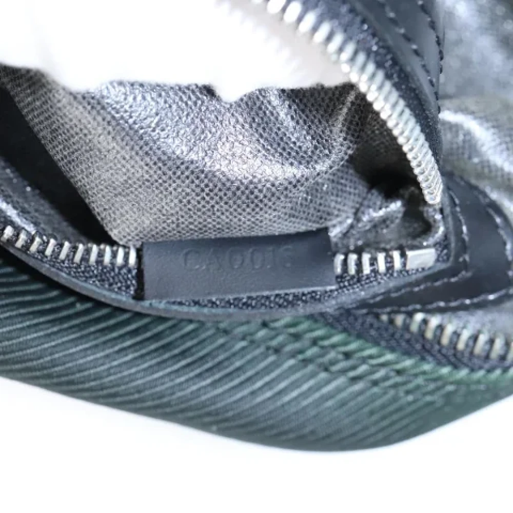 Louis Vuitton Vintage Pre-owned Leather clutches Green Dames