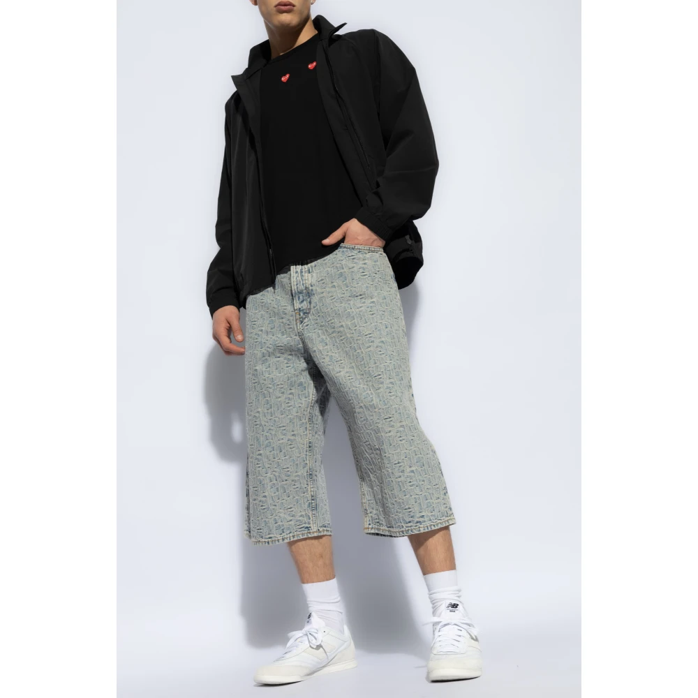 Comme des Garçons Play T-shirt met logo Black Heren