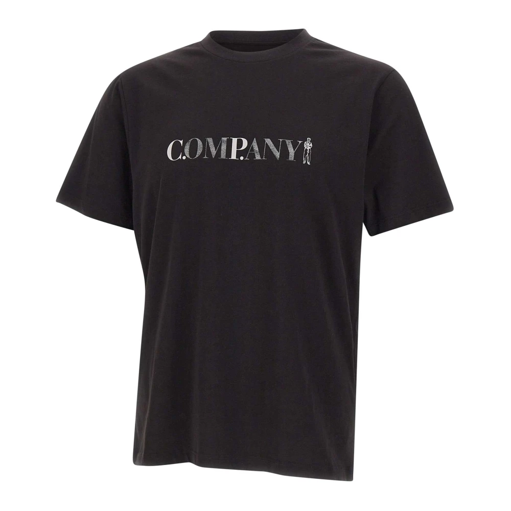 C.p. Company Men's Black T-Shirts, Xl, Jersey 30/1 T-Shirt