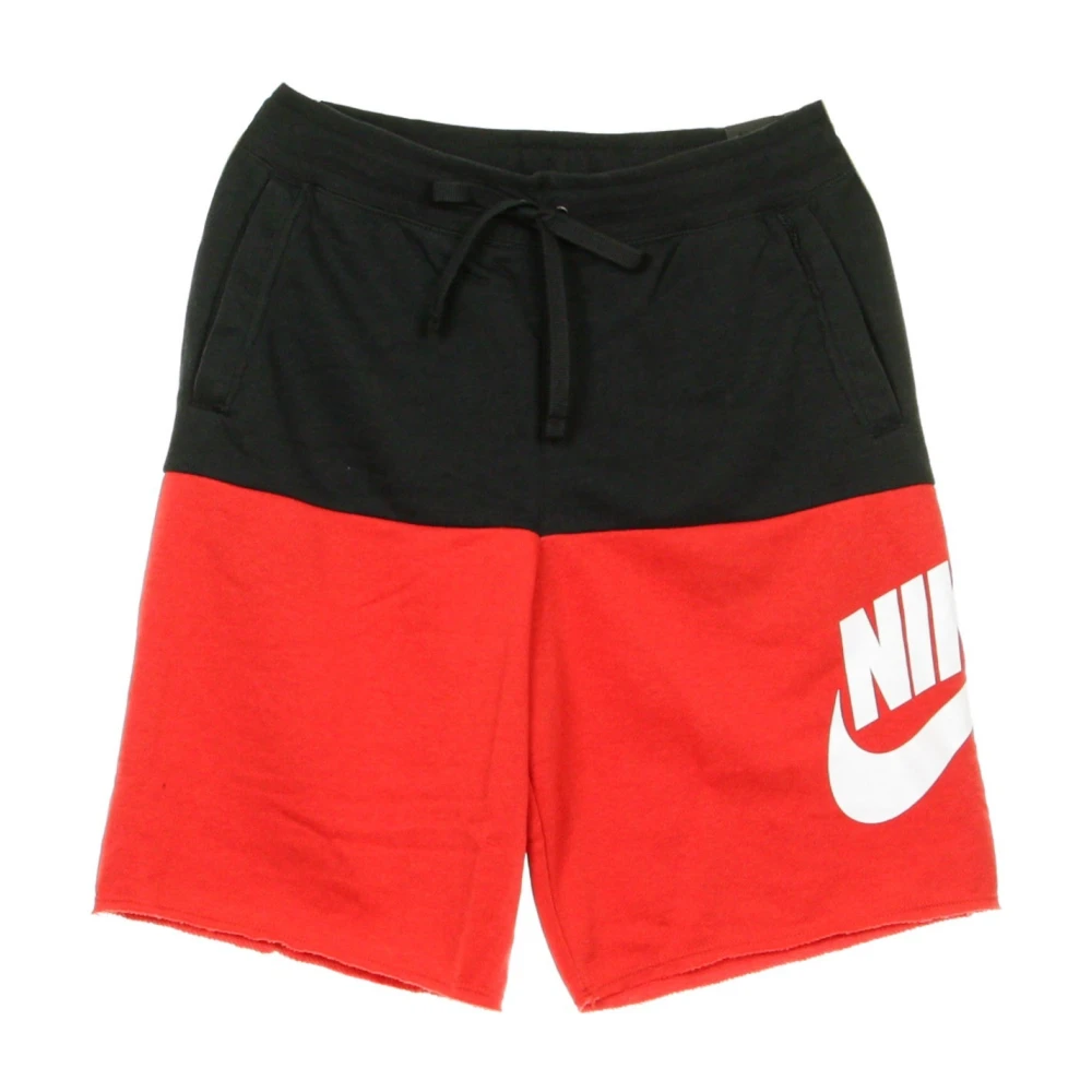 Nike Alumni Club Shorts Zwart Rood Wit Black Heren