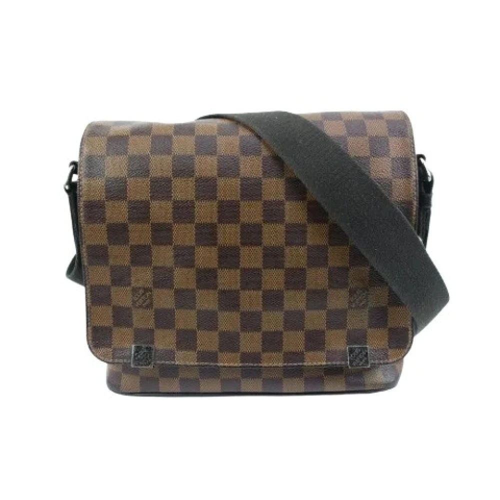 Louis Vuitton Vintage Förägda Canvas LV-väskor, tillverkade i Spanien Brown, Dam