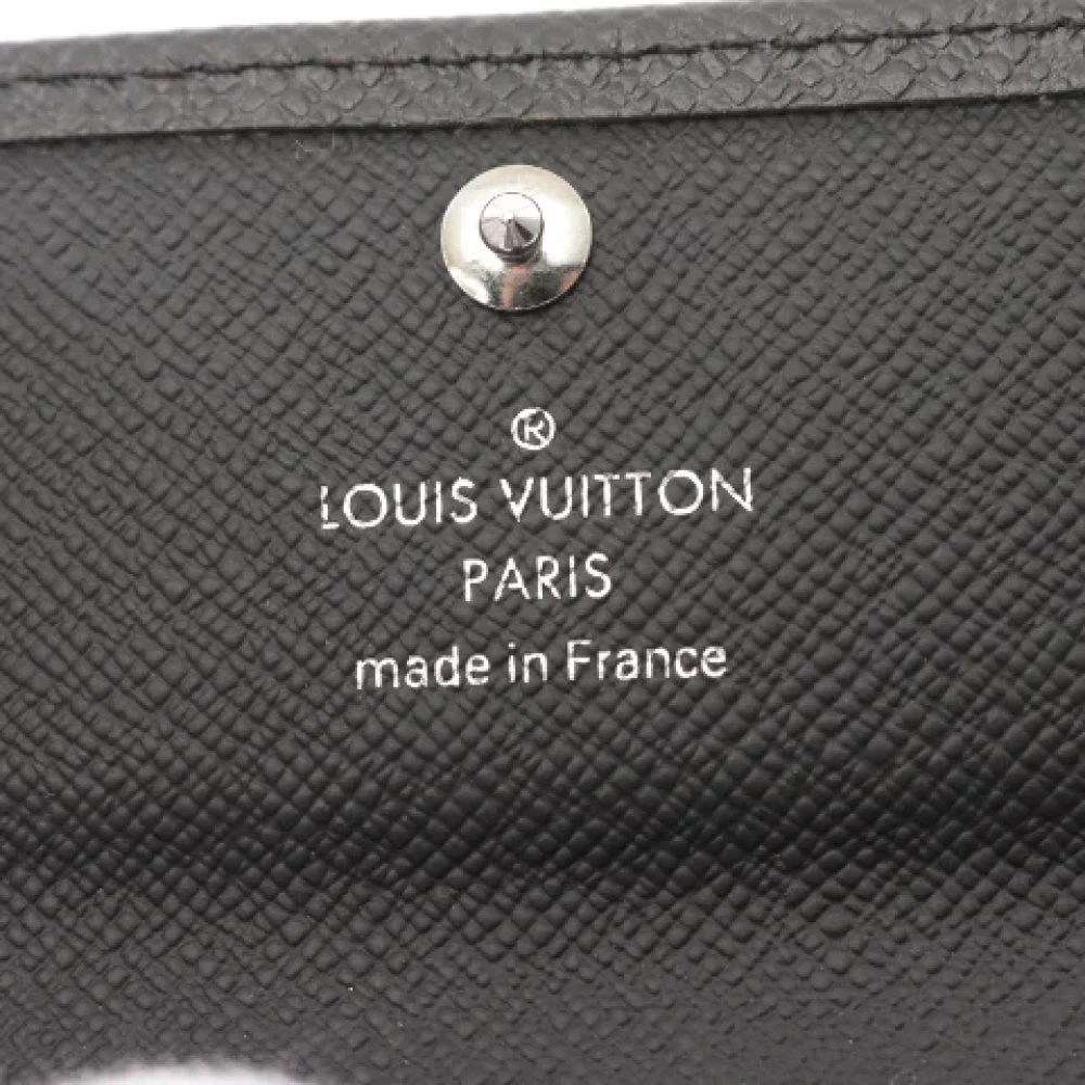 Louis Vuitton Vintage Pre-owned Leather key-holders Black Dames