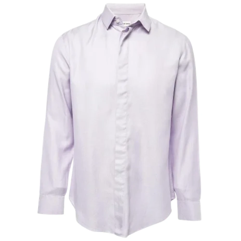 Armani Pre-owned Cotton tops Purple Heren