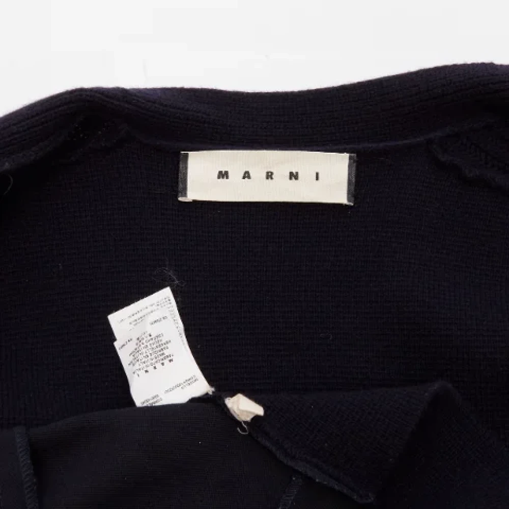 Marni Pre-owned Wool tops Blue Dames
