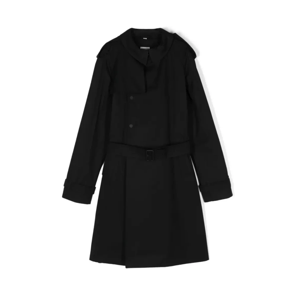 Burberry Barn Svart Trenchcoat Black, Flicka