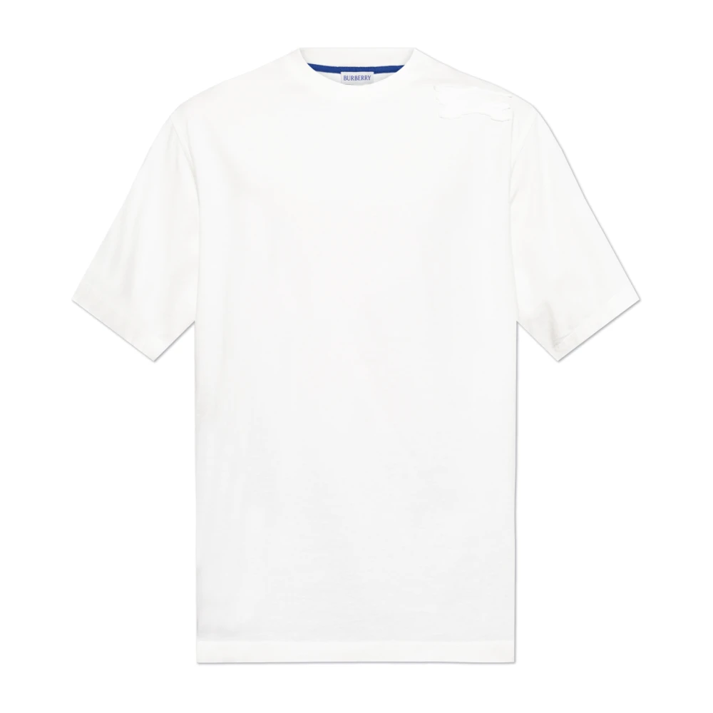 Burberry Katoenen T-shirt White Heren