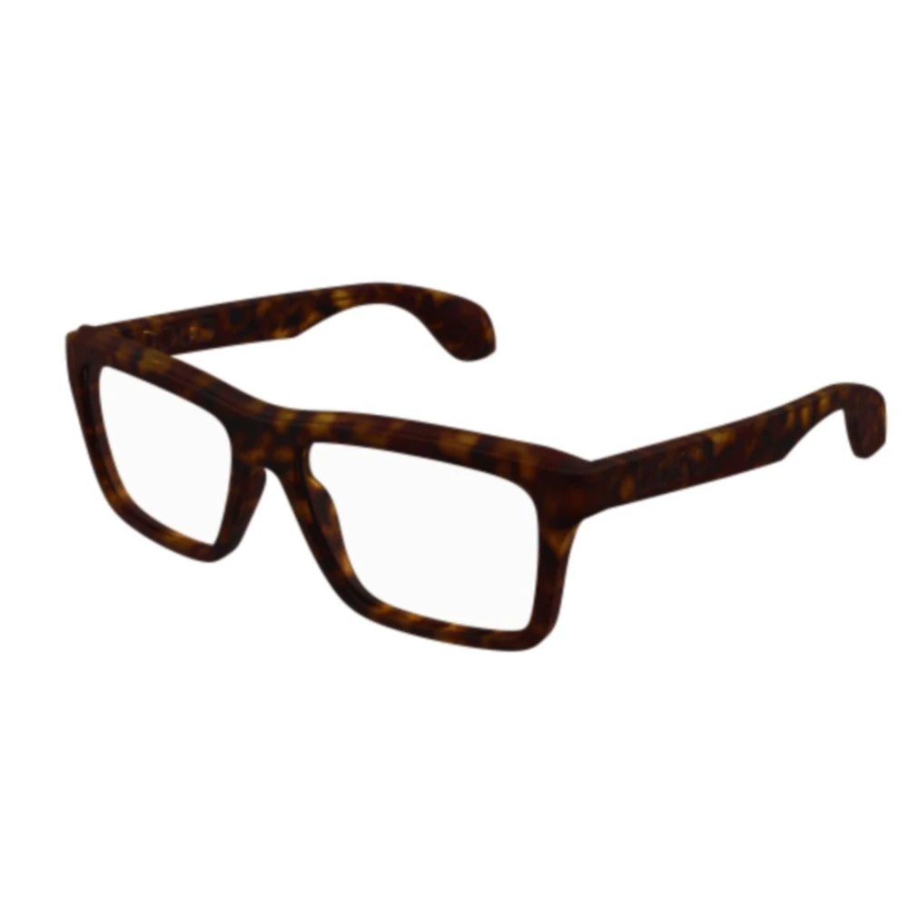Gucci Donker Havana Brillenmontuur Brown Heren