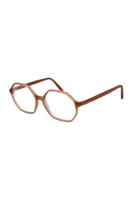 Beige Fyrkantiga Optiska Bågar