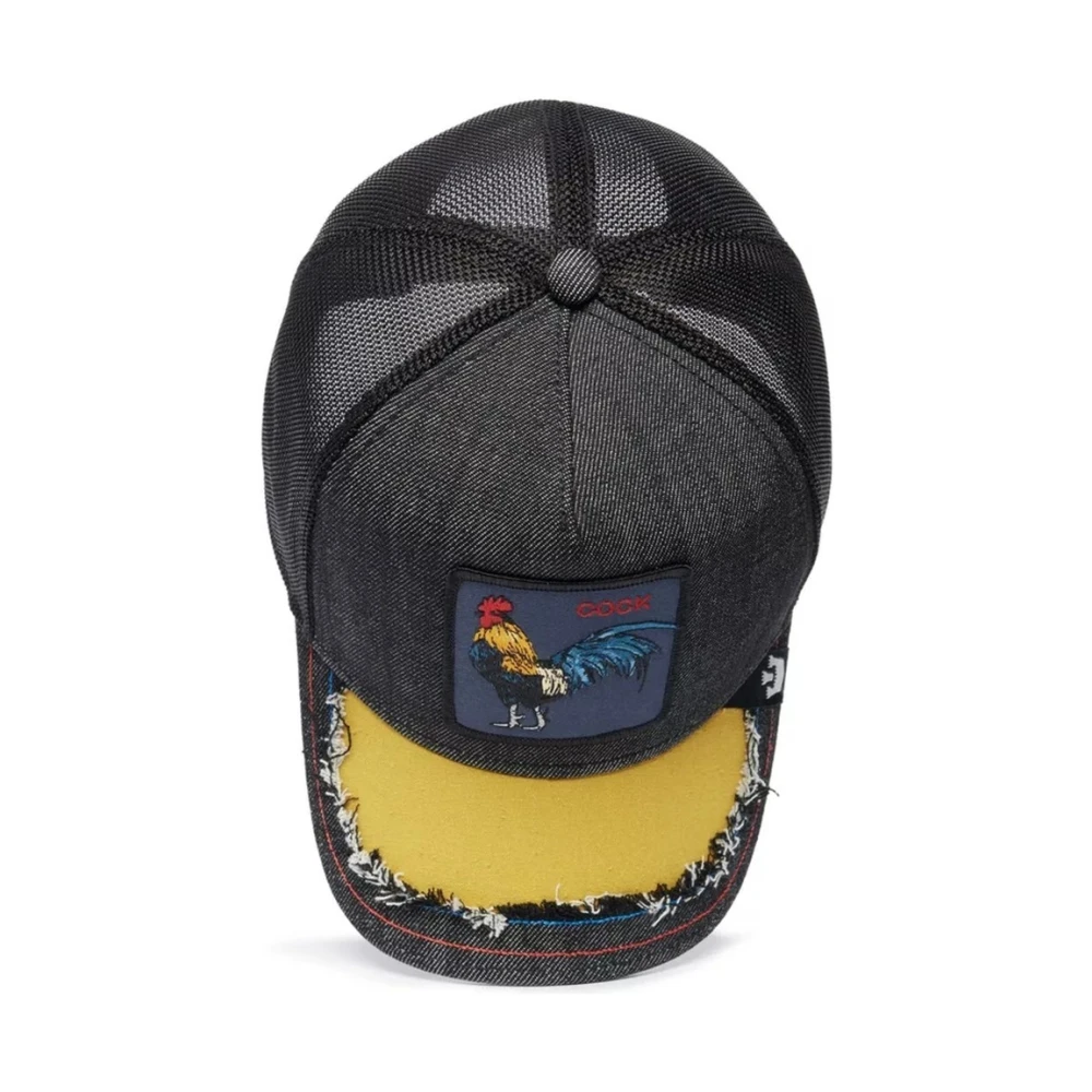Goorin Bros Zwarte Zijden Truckerpet Black Heren