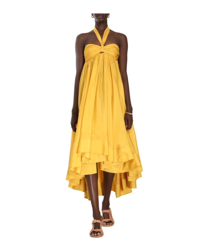 robe-maxi-en-soie-a-col-halter