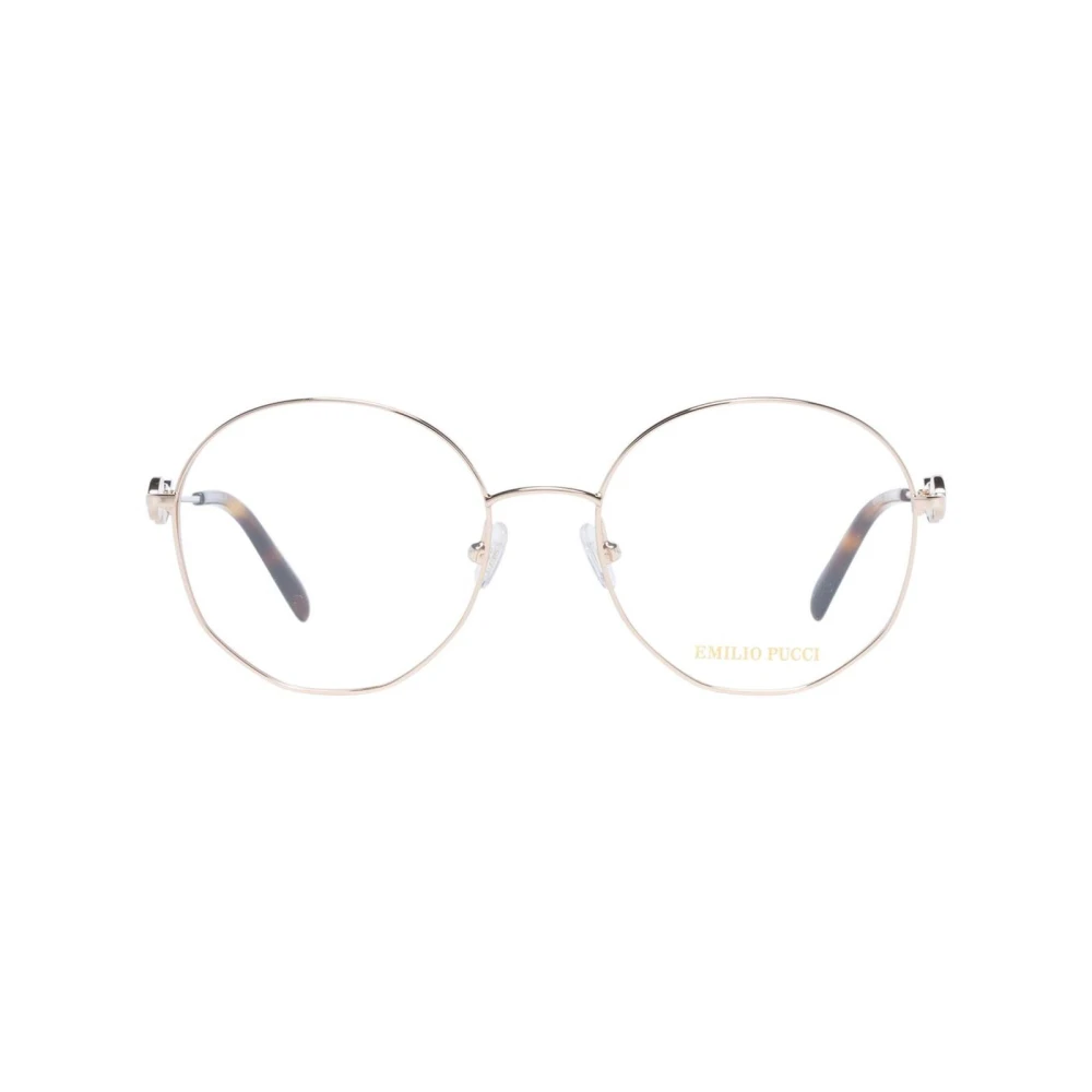 EMILIO PUCCI Metalen Optische Frames met Demo Lenzen Pink Dames