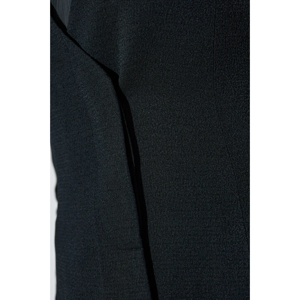 Emporio Armani Blazer met dubbele split aan de achterkant Blue Dames